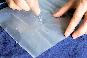 making holes in bags